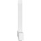 Ekena Millwork Eugene Architectural Grade PVC Gable Bracket, 60"W x 37 1/2"H x 4"D x 6"F, 15/12 Pitch GBP060X38X0406EUG00 - alternate 4